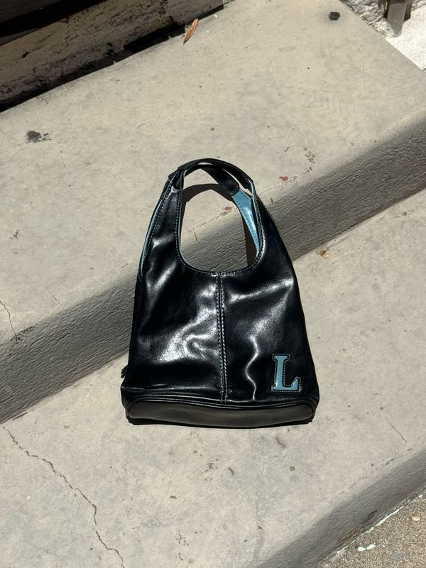 Nine West slouch “L” handbag