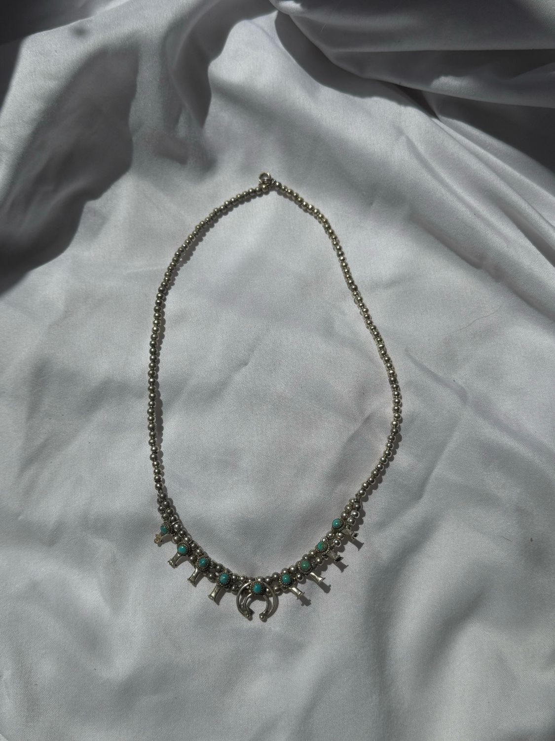 Sterling silver squash blossom