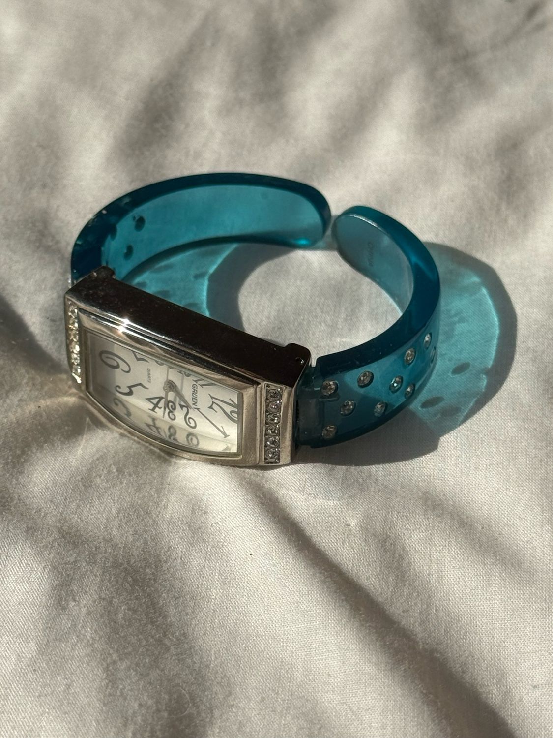 sparkly acrylic watch