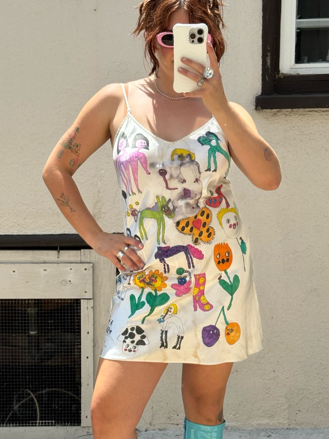 love kat upcycled deadstock slip
