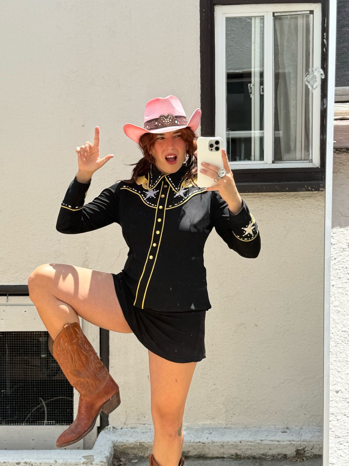vintage cowgirl top