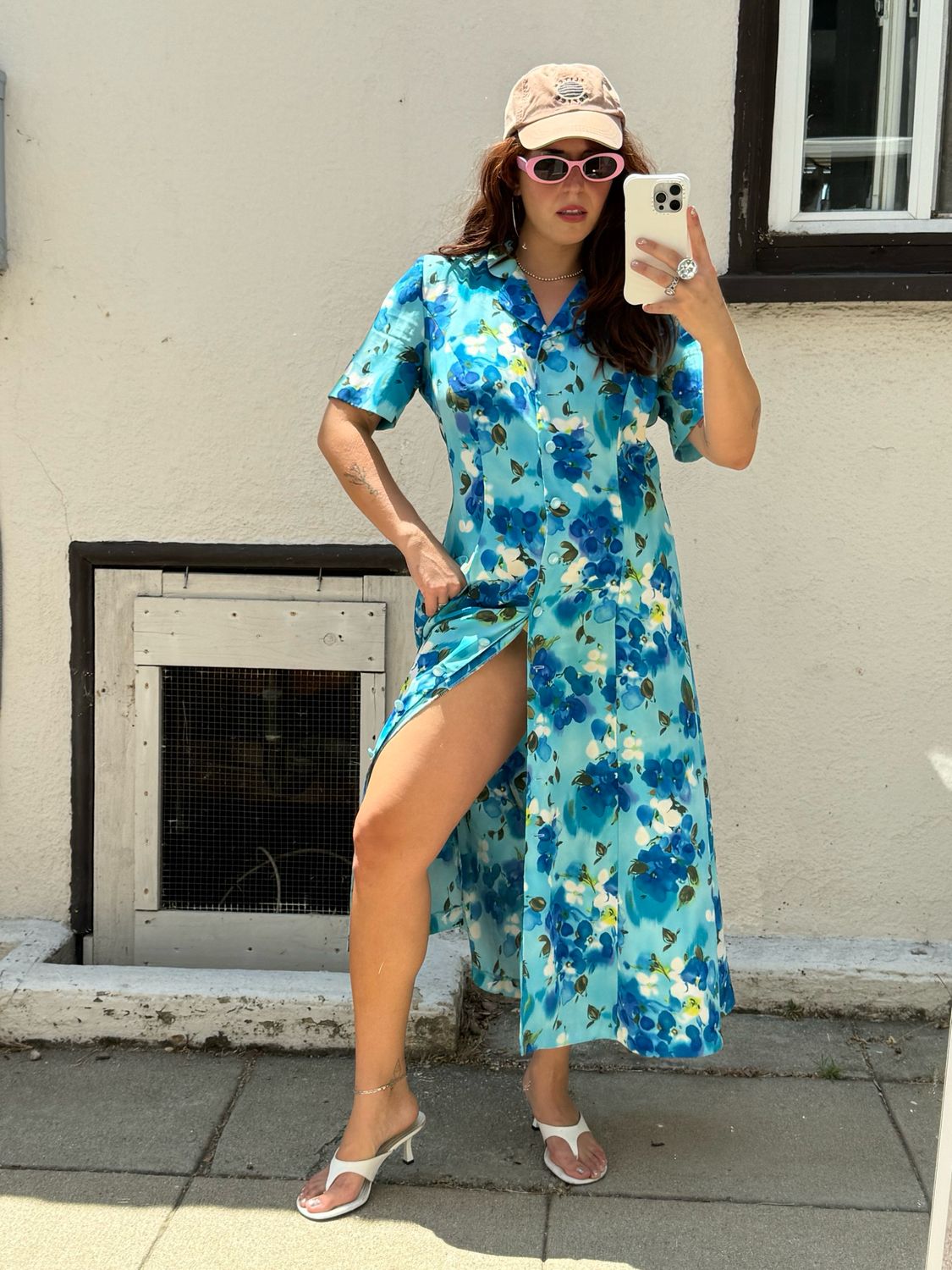 vintage floral maxi