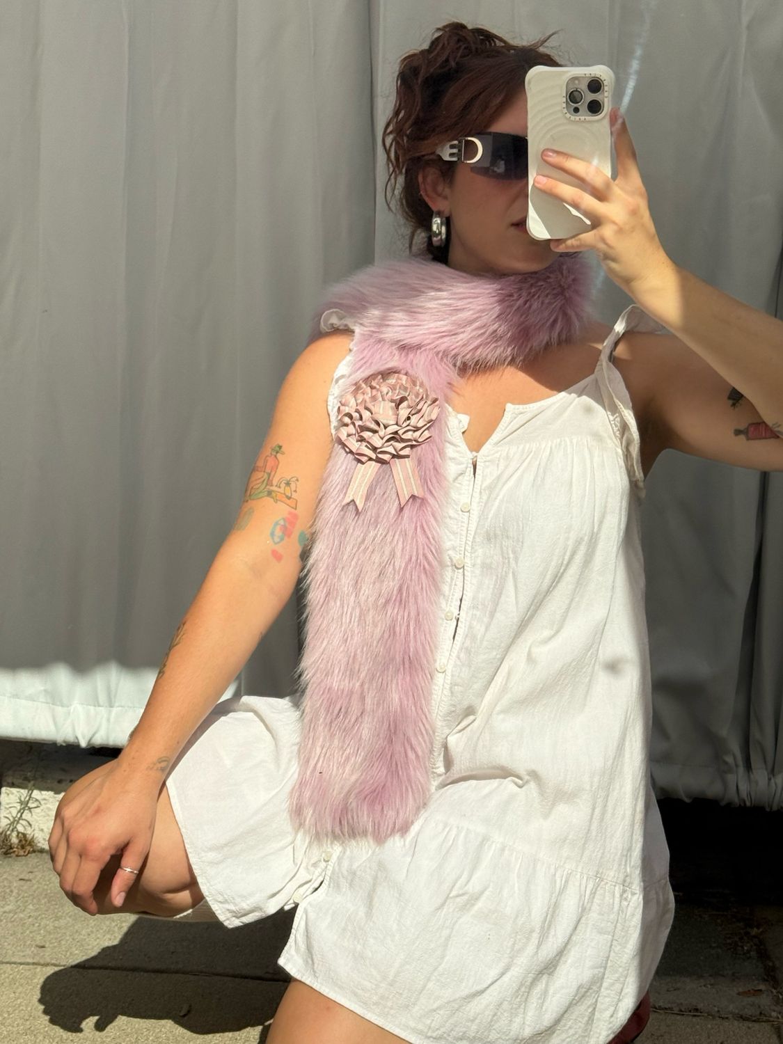 fuzzy scarf