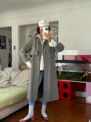 vintage trench coat