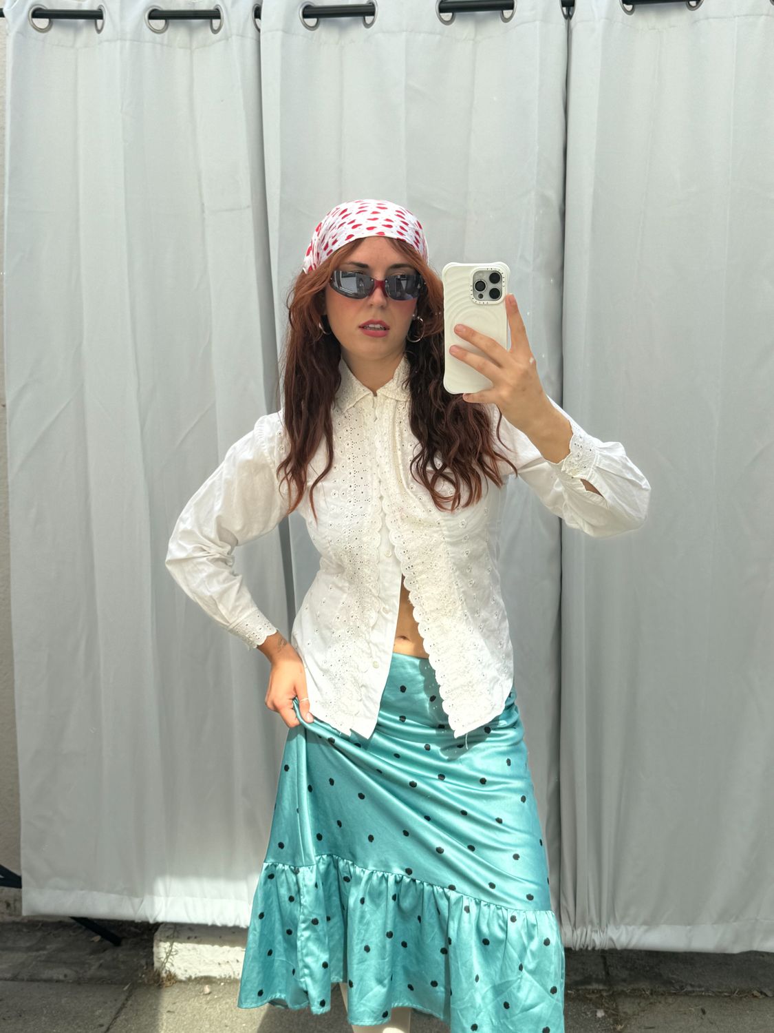 cotton button up