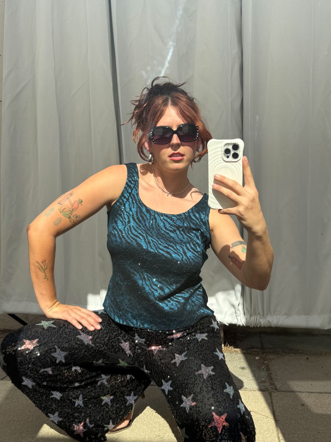 sparkley zebra tank
