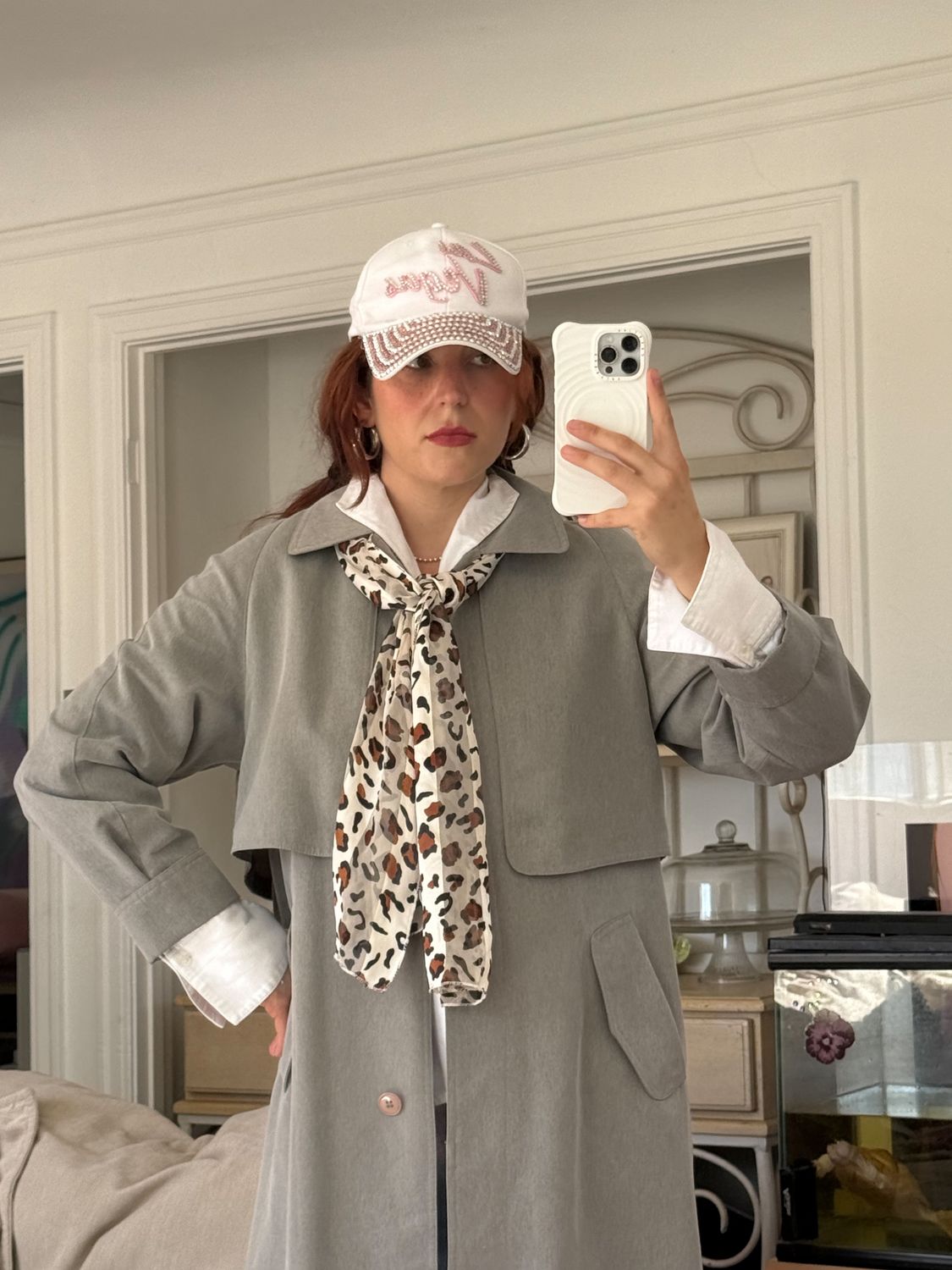 cheetah scarf