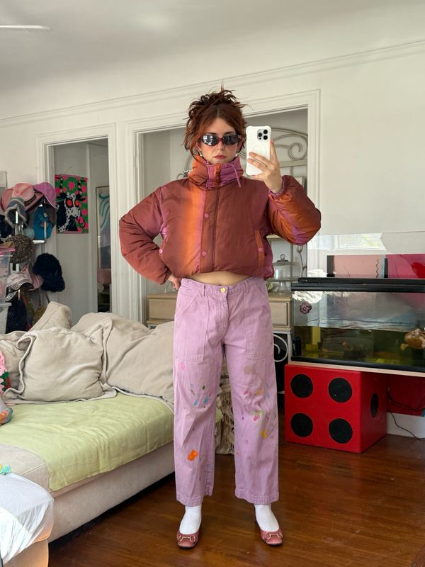 ombré puffer