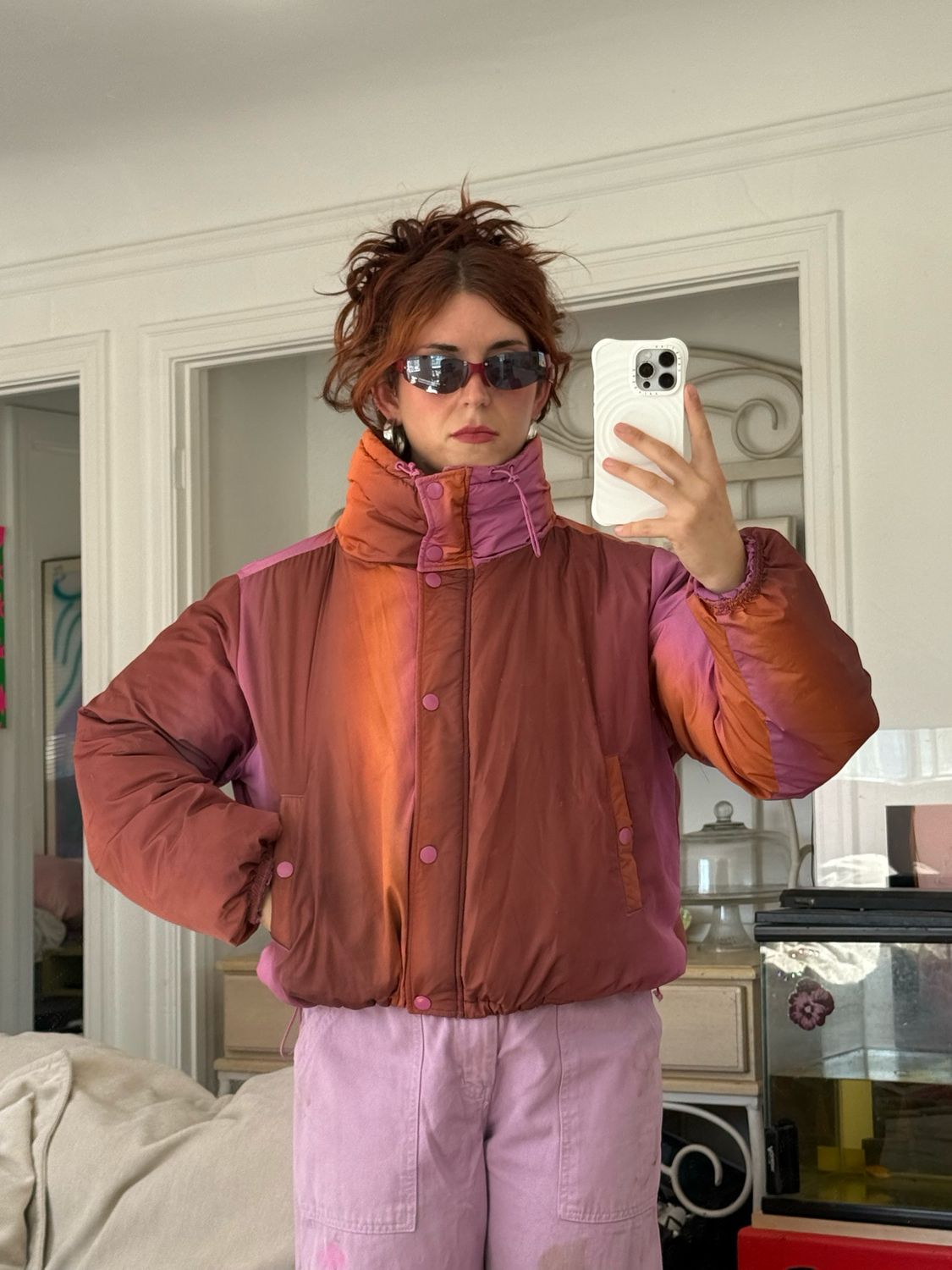 ombré puffer