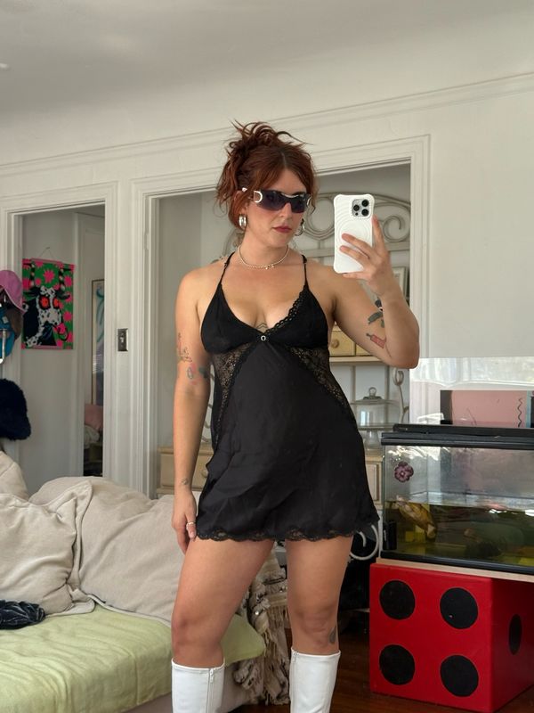 teeny slip dress