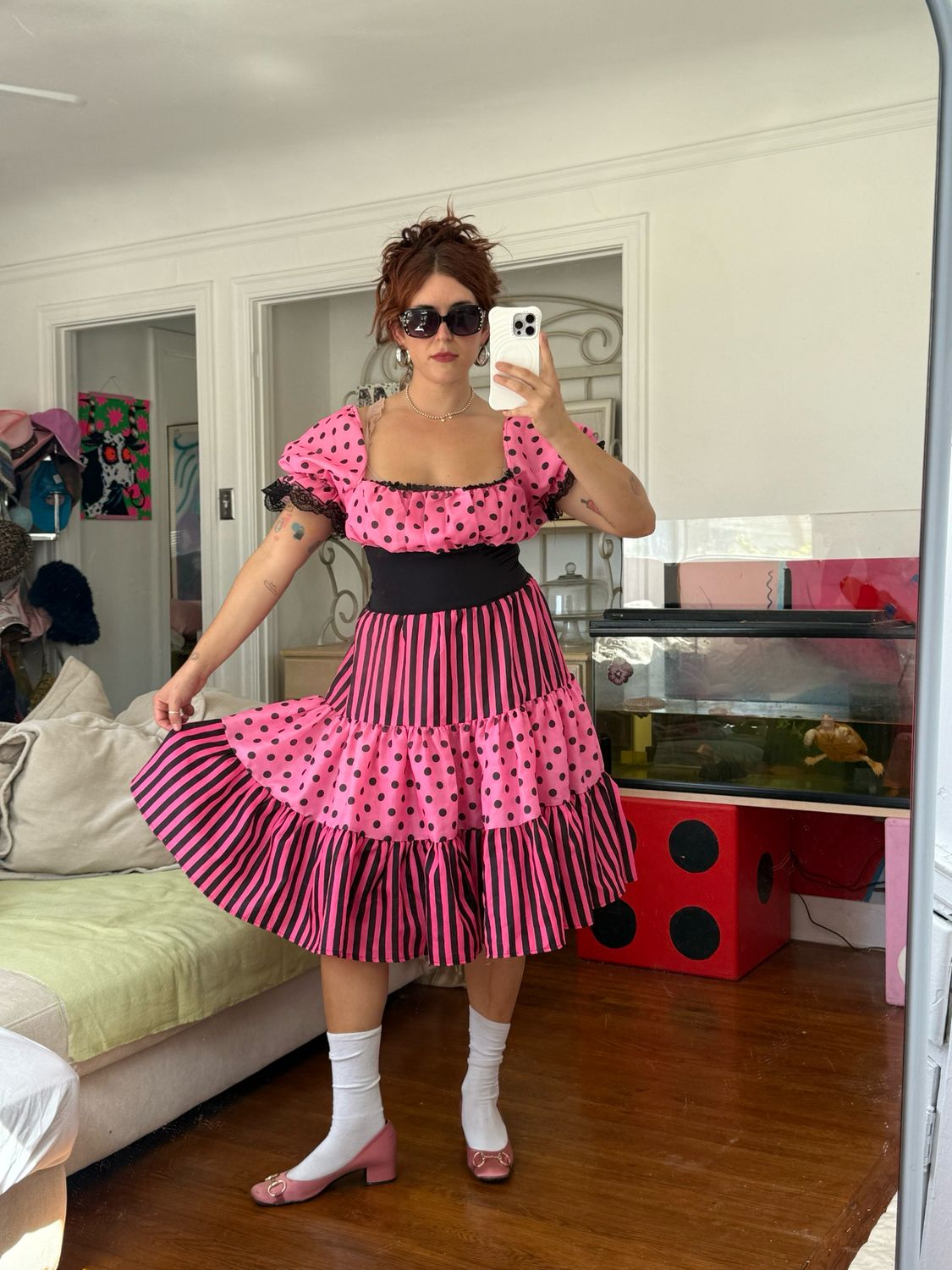 polka dot Halloween dress