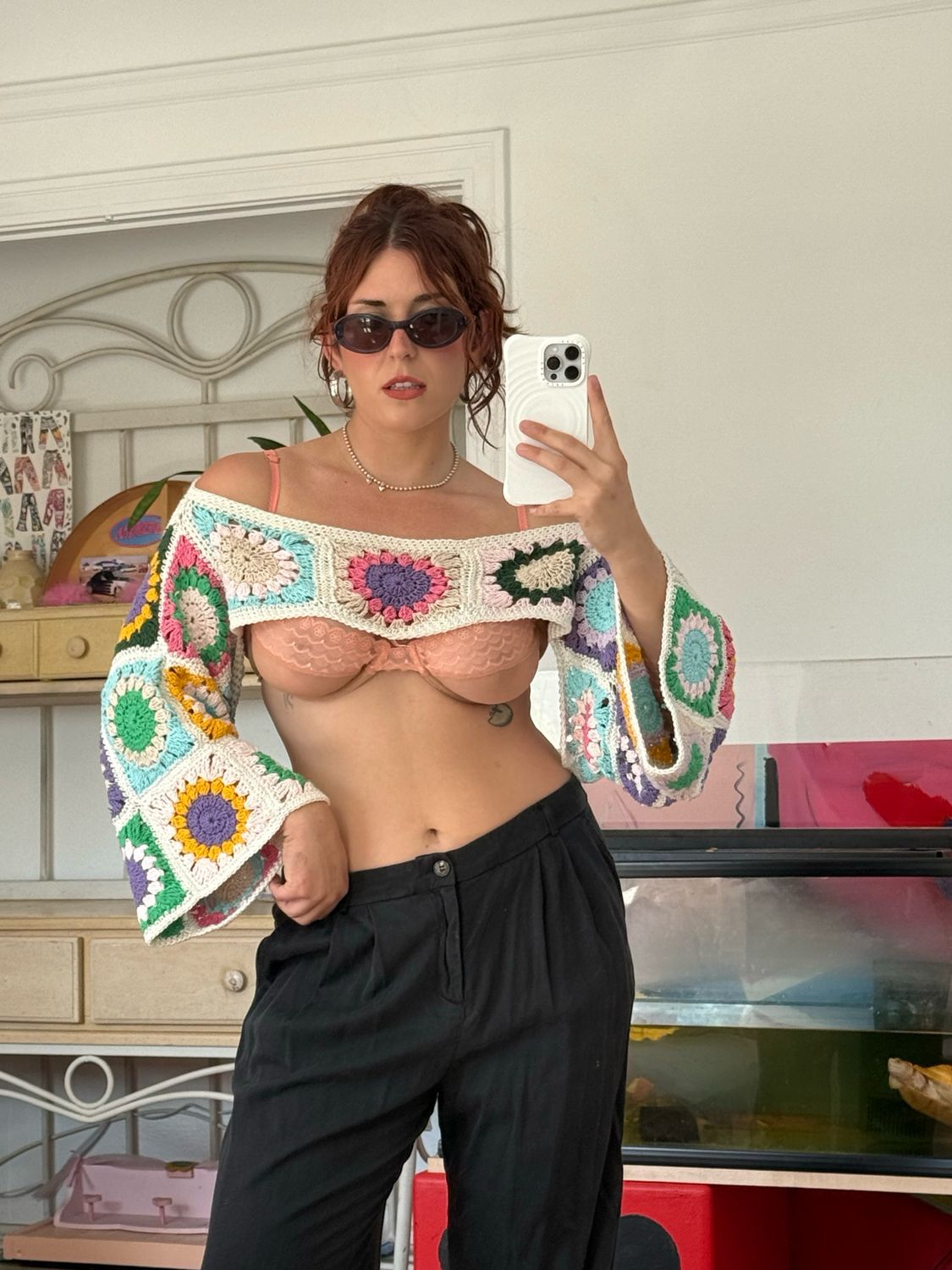 crochet shrug