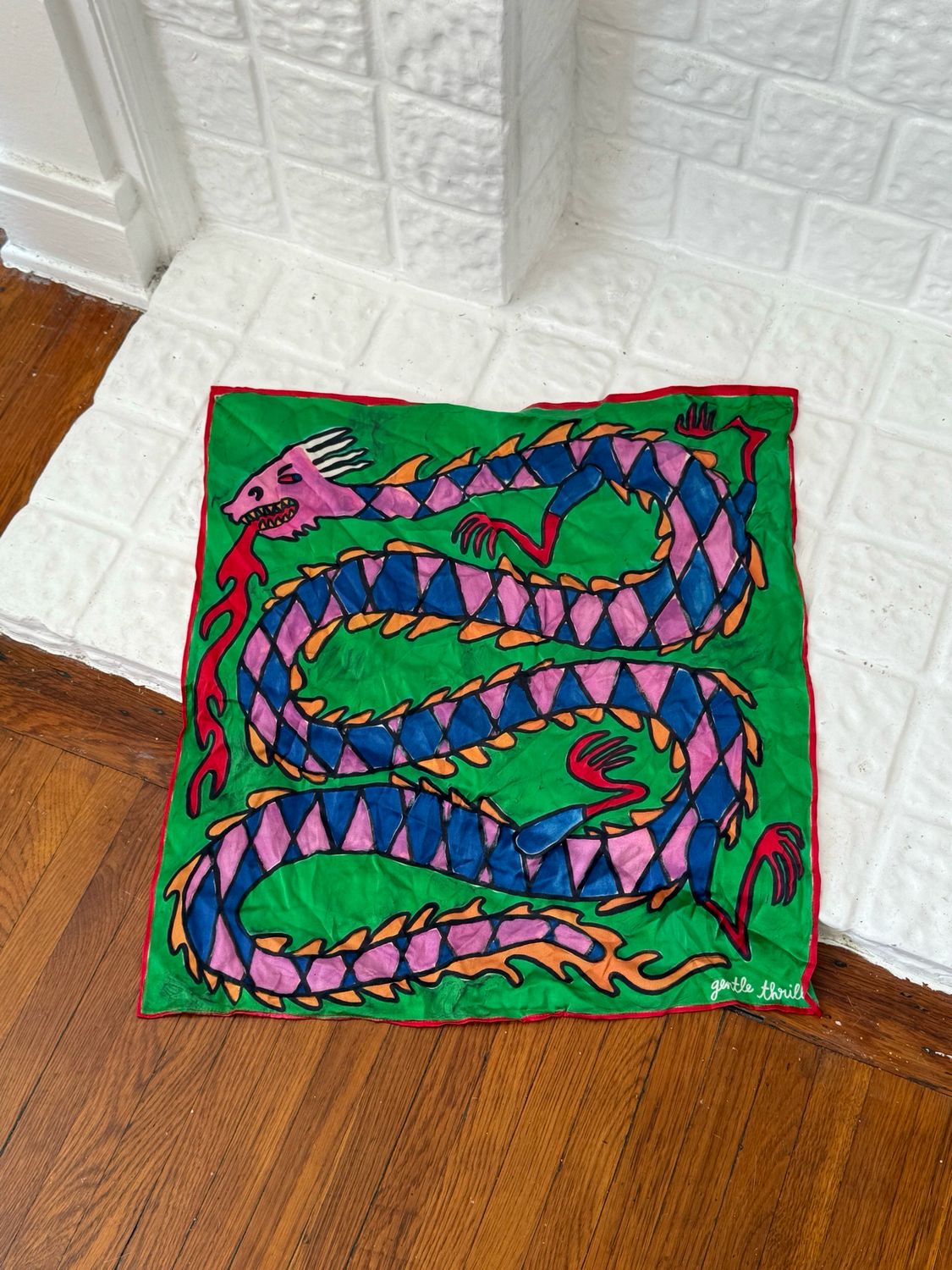 gentle thrills silk scarf