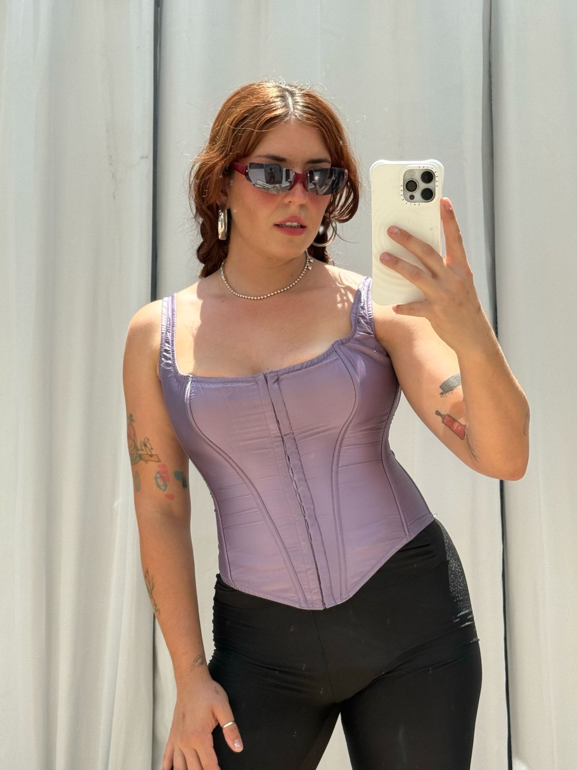 lavender corset