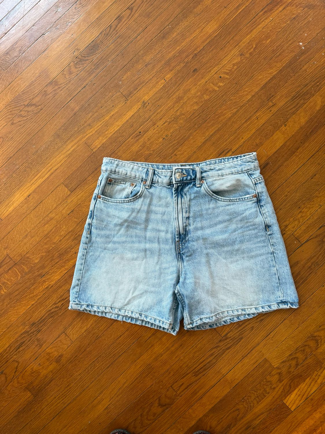 zara denim jorts