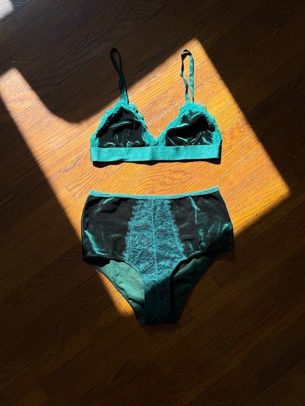 velvet two piece