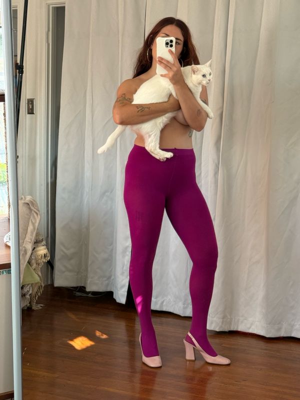 plum tights