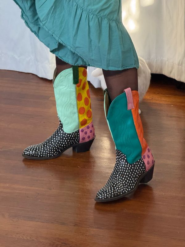painted cowboy boots