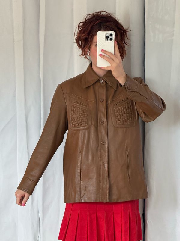 vintage 70’s leather jacket