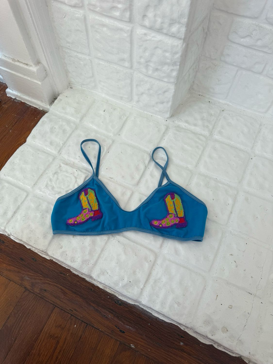 LA apparel upcycled bralette