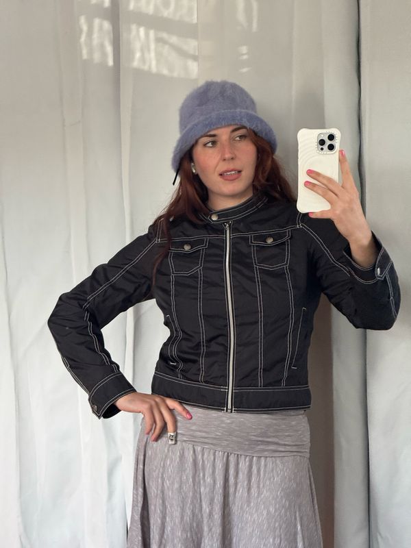 y2k zip up jacket