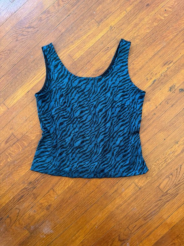 sparkley zebra tank