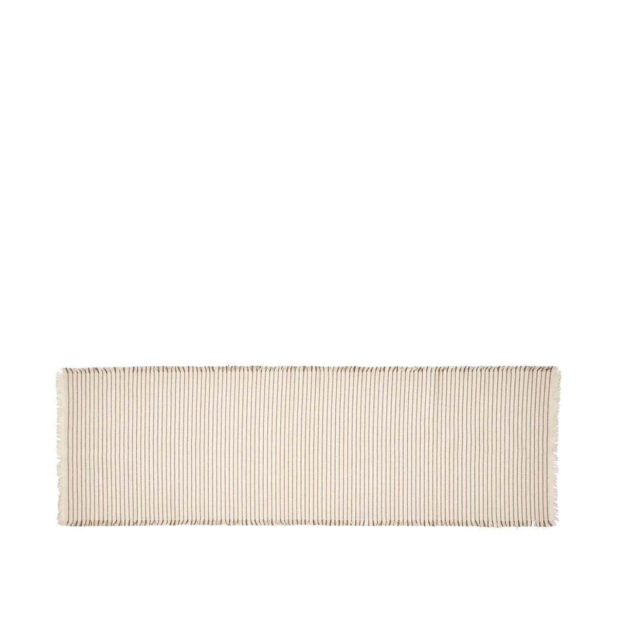 Broste Tablerunner Elouise, Colour: Off White/Fungi Grey