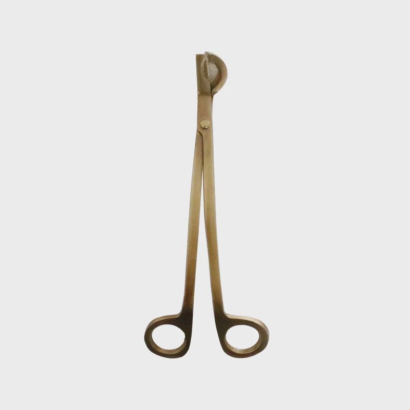 Candle wick trimmer- Brass finish