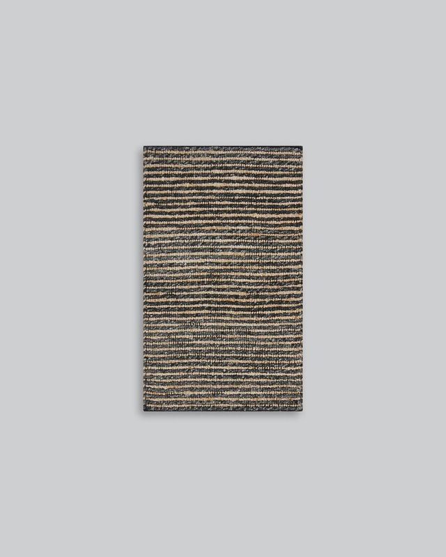Lima Floor mat- Charcoal/Natural 60x100cm