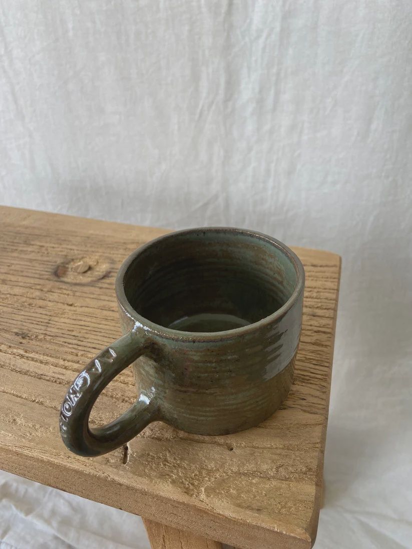 Smokey green mug