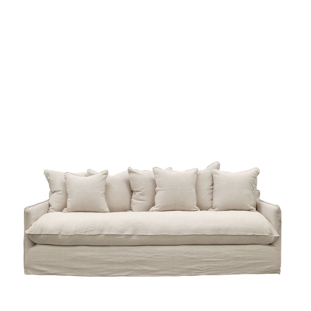 Lotus Slipcover sofa 3 seater- Oatmeal