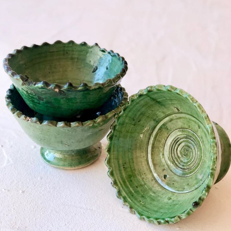 Tamegroute pedestal bowl 15cm
