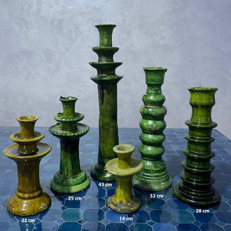 Tamegroute candlestick 14cm