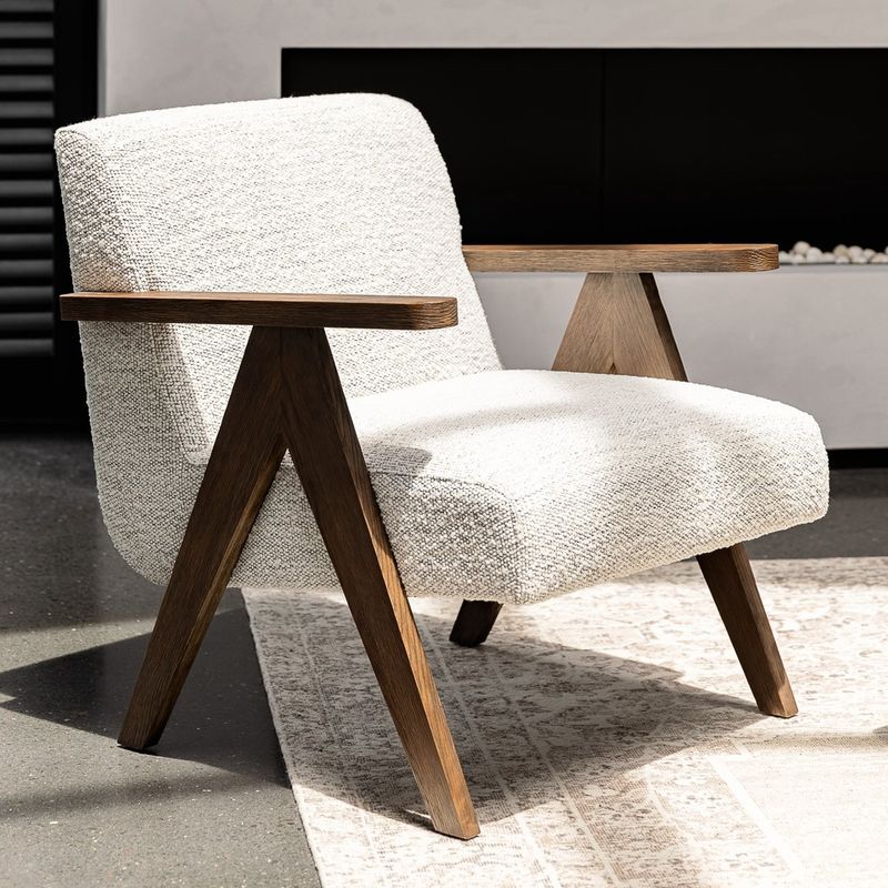 Draper armchair- Cream