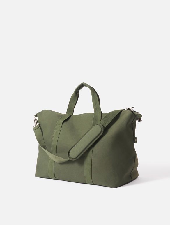 Canvas weekender bag- Olive