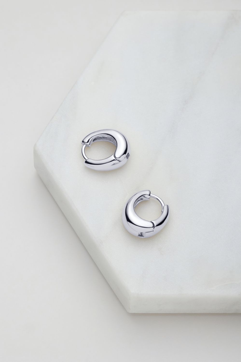 Steph Hoop medium silver