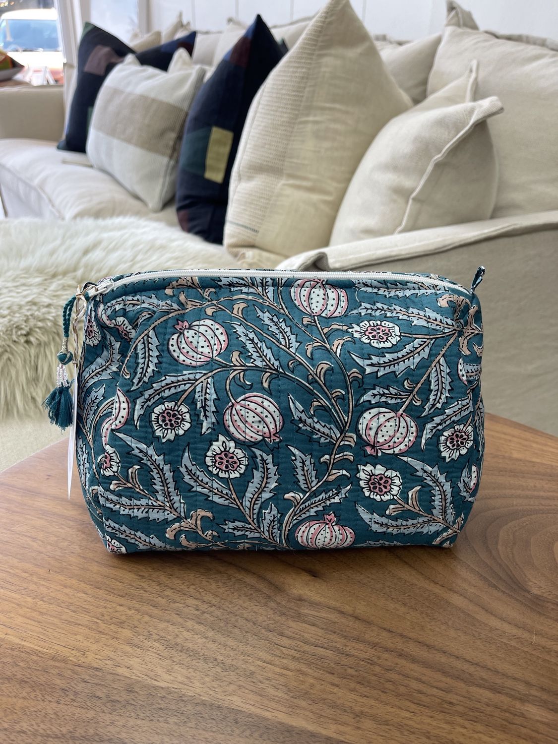 Toilet Bag- Blue Floral