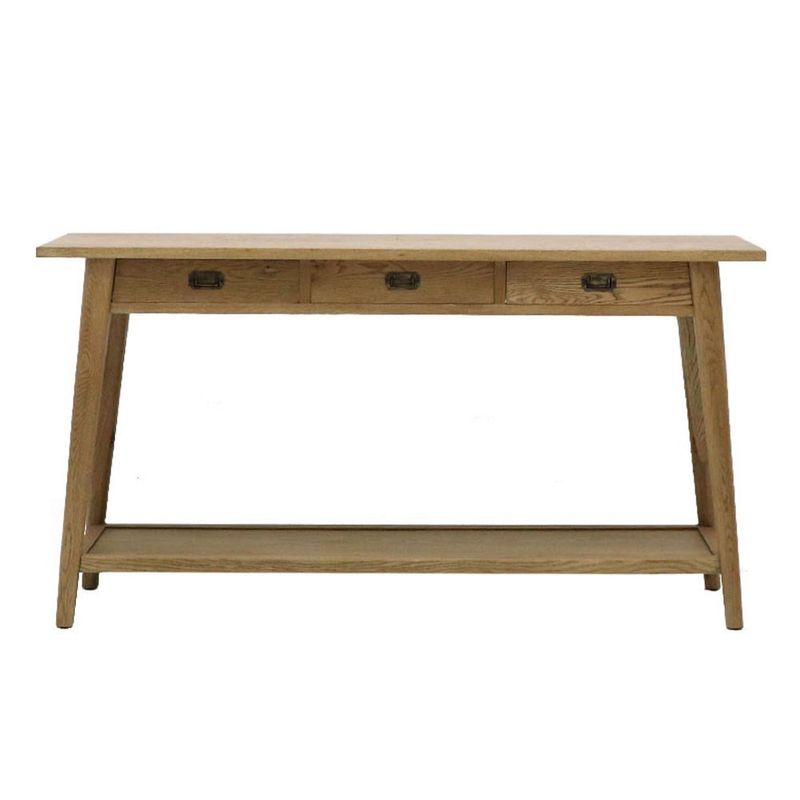 Vaasa Oak Console 3 Drawer