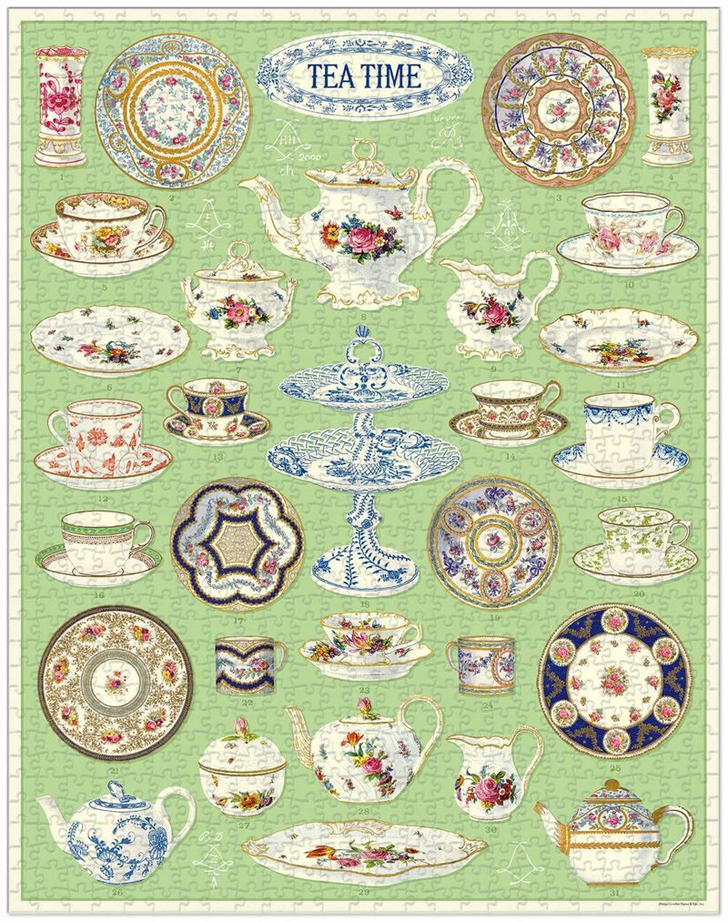 Vintage Puzzle- Tea Time 1000 piece