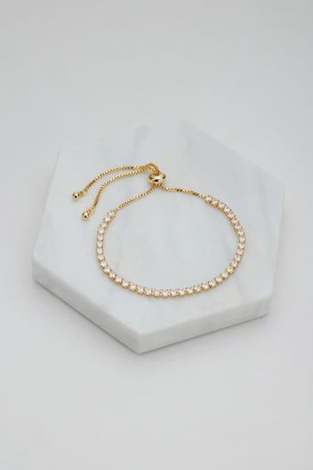 Nikki tennis bracelet- Gold or Silver