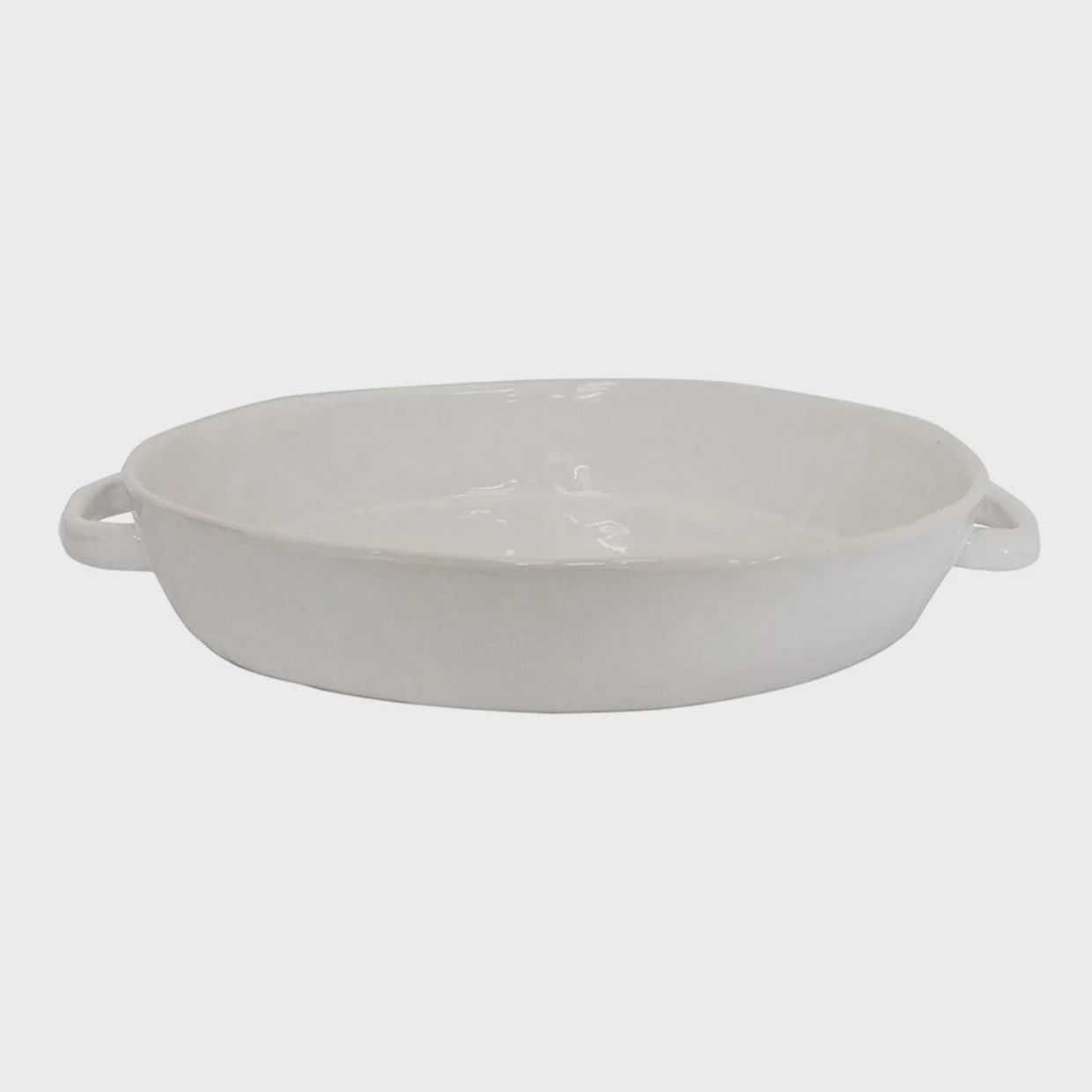 Round serving dish- Cream