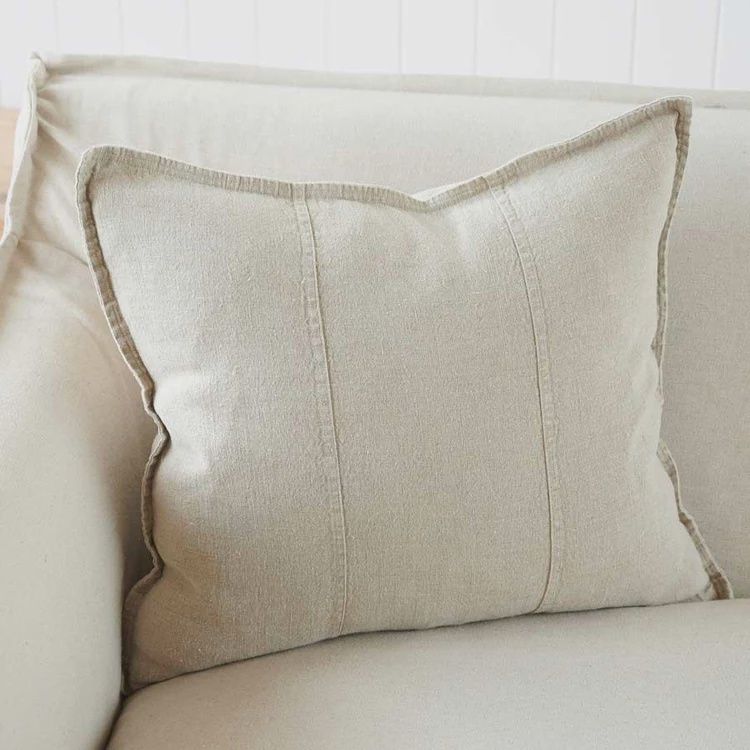 Luca Linen outdoor Cushion- Natural