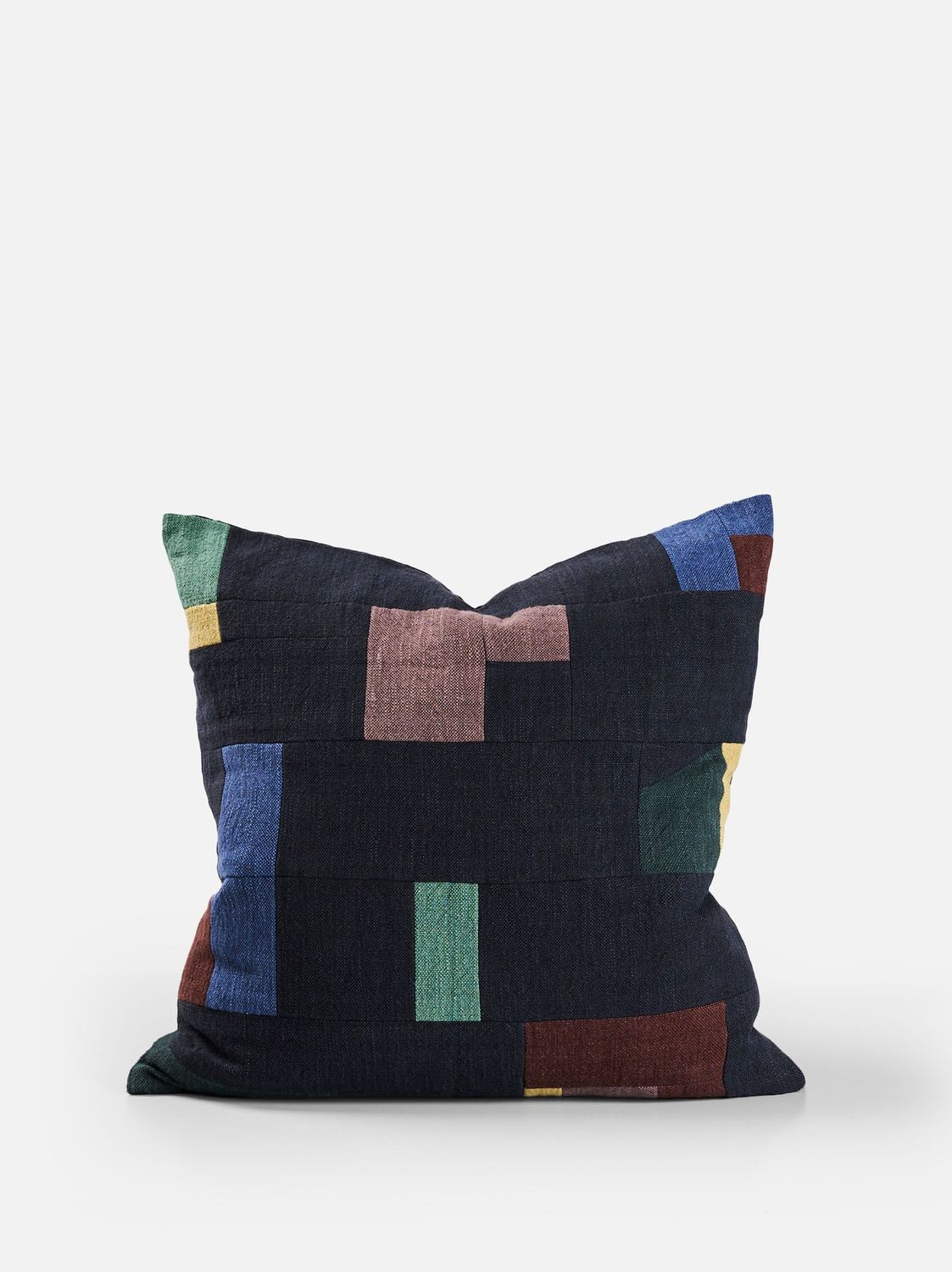 Barragan cushion Blue/black/multi 55x55