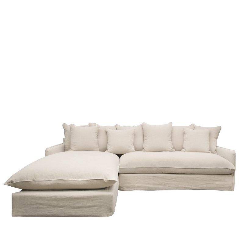 Lotus Slipcover 2.5 Seater RH Modular, LH Chaise
