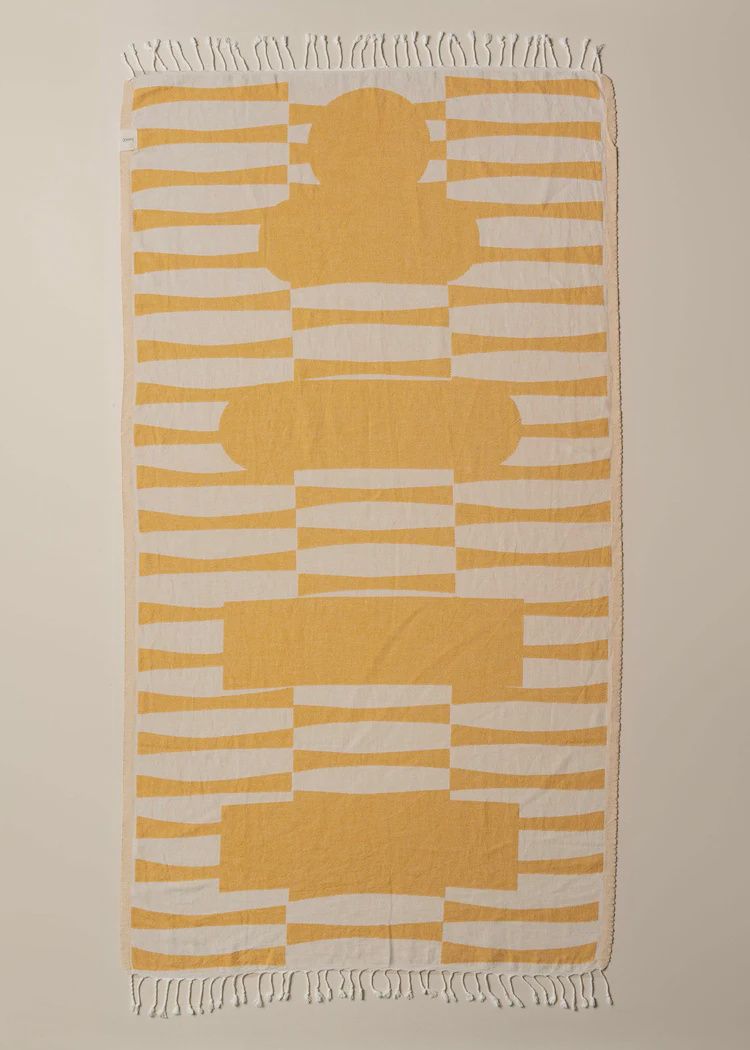 Totem Turkish Beach Towel- Honey