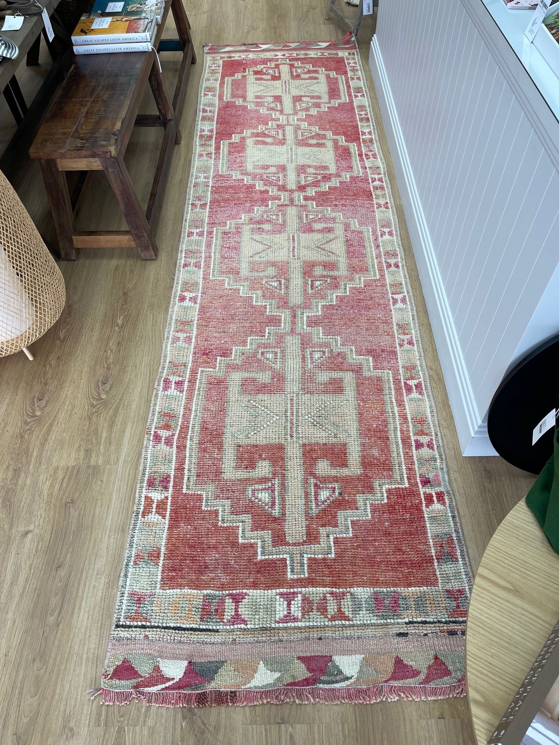 011 Vintage Turkish Runner-348x90cm
