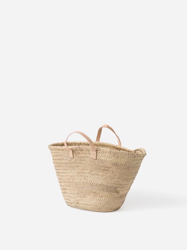 Moroccan Basket W Short Handles