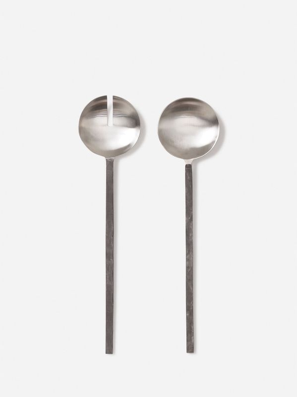 Forge Salad Servers- Burnished