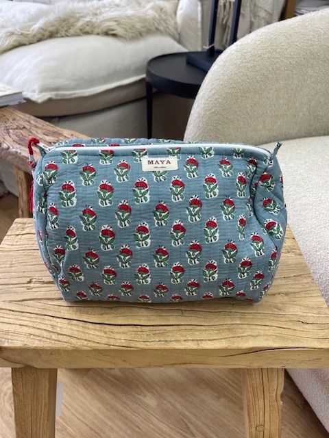 Toilet Bag- Blue Spring