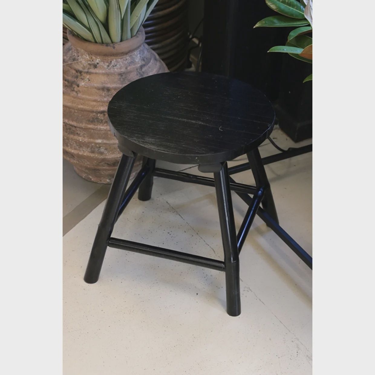 Bermuda Stool- Black